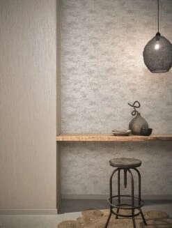 Tapete Vlies Sand-Körnung Einfarbig Grau Glanz 32508 -Innentapete Tapete Vlies Sand Koernung Einfarbig grau Glanz 32508 63206314 3