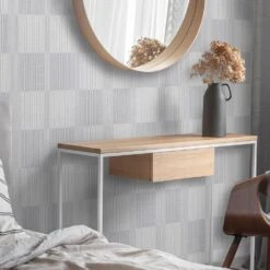 Tapete Vlies Streifen Muster Grau 10214-31