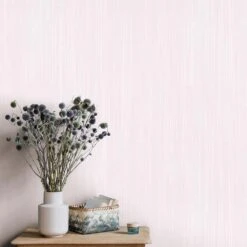 Tapete Vlies Struktur Streifen Rosa Weiß 10252-05