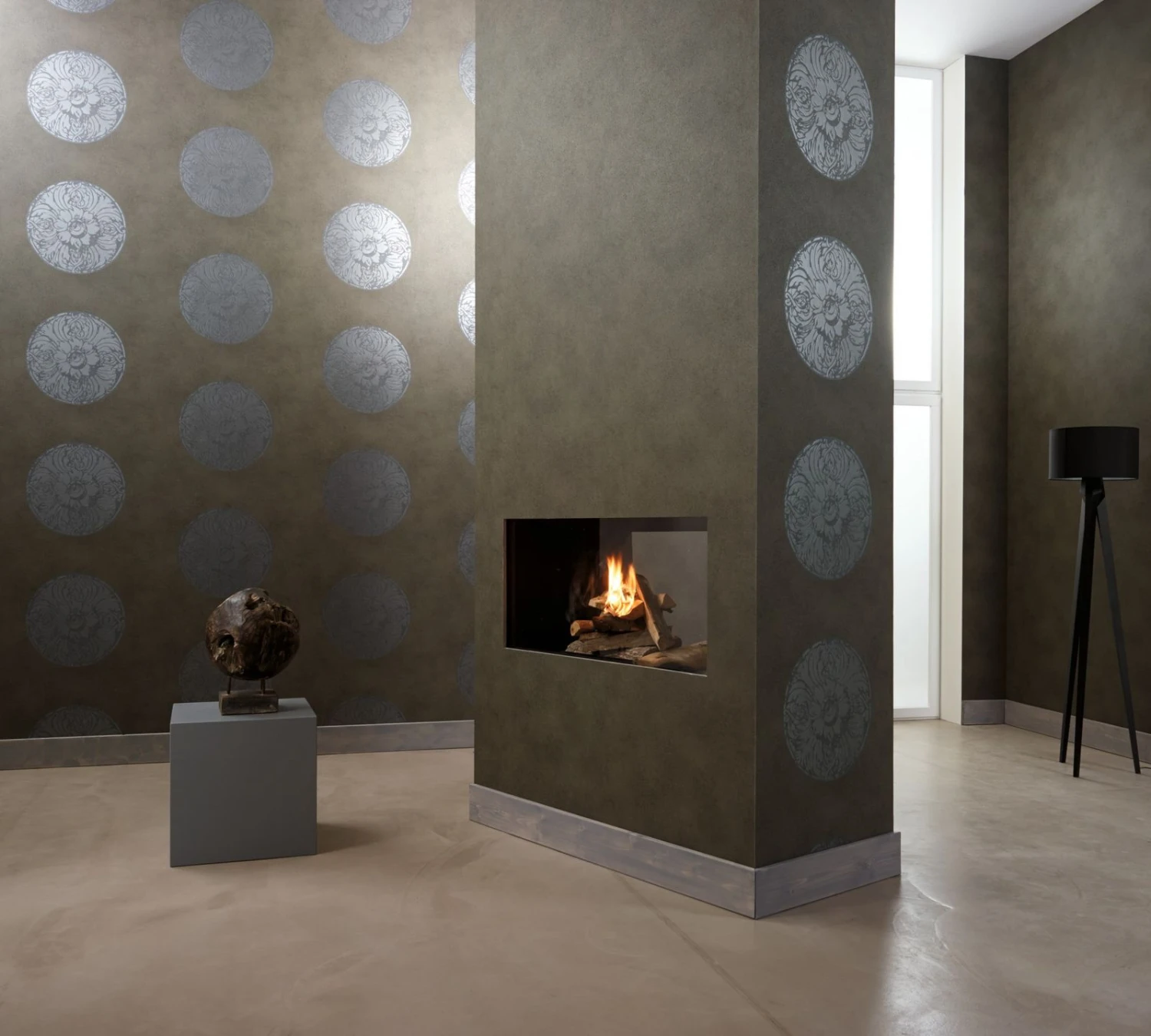 Tapete Vlies Struktur Grau Braun Dieter Langer View 55949 4 Tapete Vlies Struktur Grau Braun Dieter Langer View 55949 – Bild 2