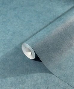 Tapete Vlies Textil-Optik Blau Metallic Shades 32413 -Innentapete Tapete Vlies Textil Optik blau Metallic Shades 32413 63207469