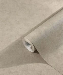 Tapete Vlies Textil-Optik Grau-beige Metallic 32428 -Innentapete Tapete Vlies Textil Optik grau beige Metallic 32428 63207481 1