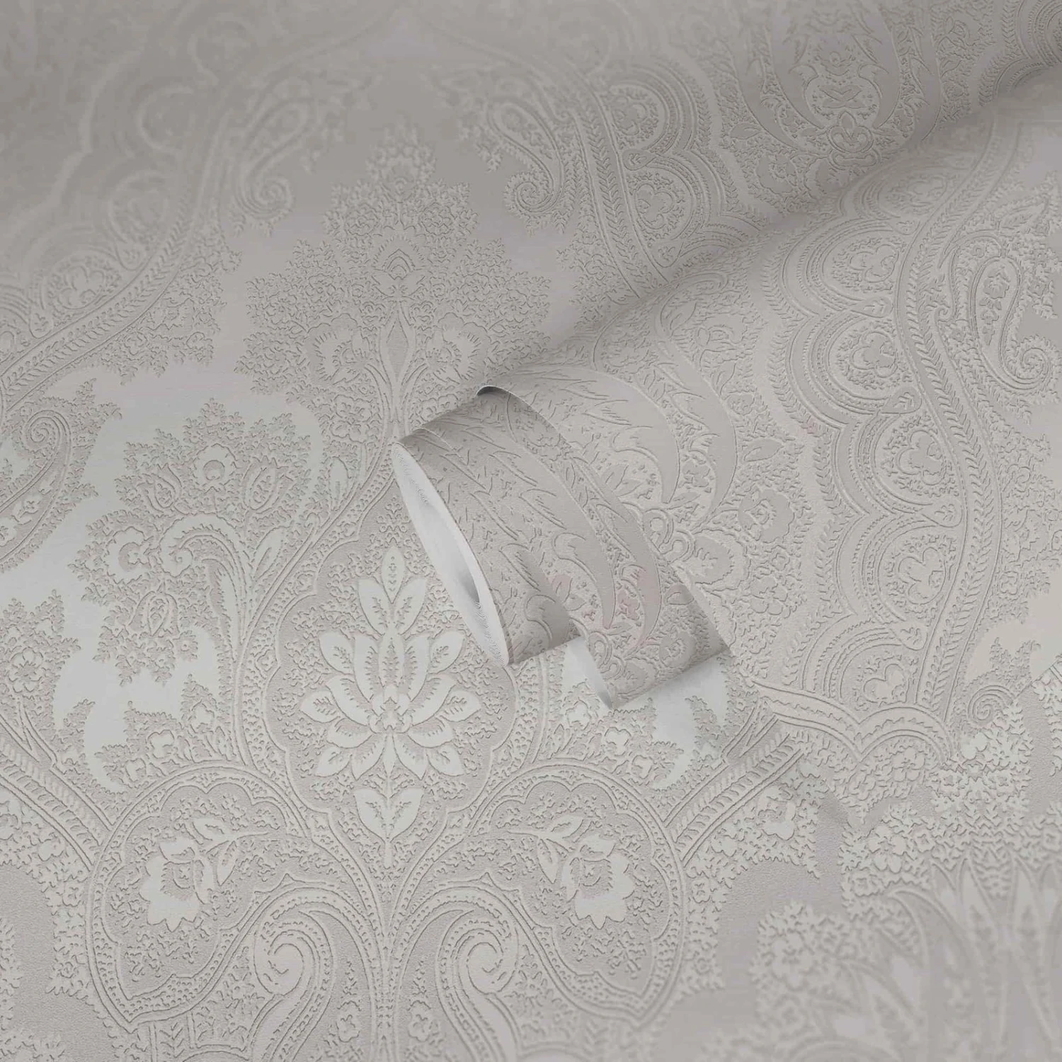 A.S. Creation Tapete Vlies Barock-Design Grau Silber 38708-4 3 A.S. Creation Tapete Vlies Barock-Design Grau Silber 38708-4