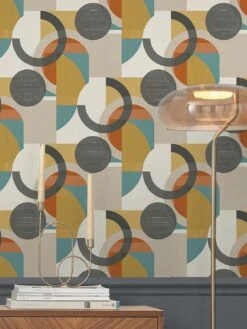 Tapete Ukiyo Ockergelb