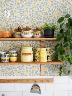 Tapete Valentina Sonnengelb -Innentapete Valentina B 783121 2880x1440