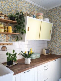 Tapete Valentina Sonnengelb -Innentapete Valentina D 783121 2880x1440