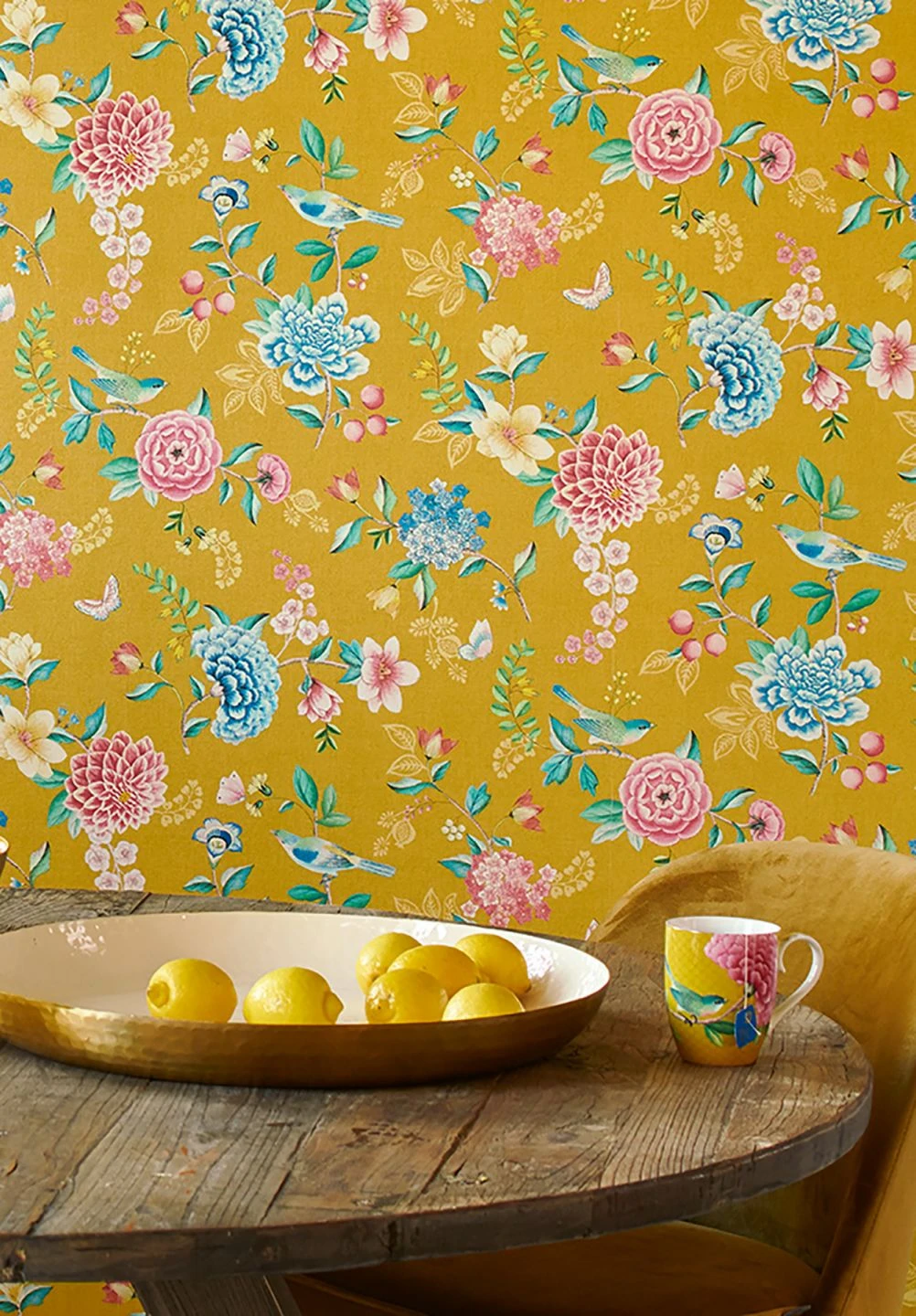 Tapete Vanity Goldgelb 3 Tapete Vanity Goldgelb