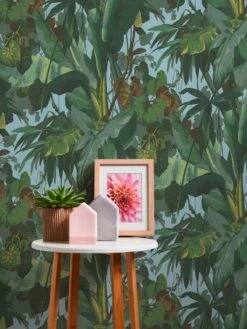 A.S. Creation Vinyltapete 95898-1 Cartoon Blätter Wald Grün Blau Braun -Innentapete Vinyltapete 95898 1 Cartoon Blaetter Wald gruen blau braun 146152 1