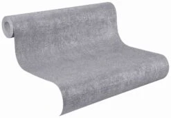 Vlies Tapete Uni Einfarbig Rasch Silbergrau 489941 -Innentapete Vlies Tapete Rasch Uni Einfarbig silbergrau 4899 1