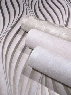 Vliestapete Marburg Grau Gold Wellen Metallic 34259 7 Vliestapete Marburg Grau Gold Wellen Metallic 34259 -Innentapete Vliestapete 34259 Wellen Muster Grau Gold Marburg 63214691 2