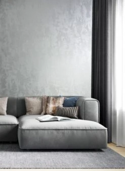 Vliestapete Marburg Silber Uni Metallic 34275 -Innentapete Vliestapete 34275 Uni Struktur Silber Marburg 63214707 1