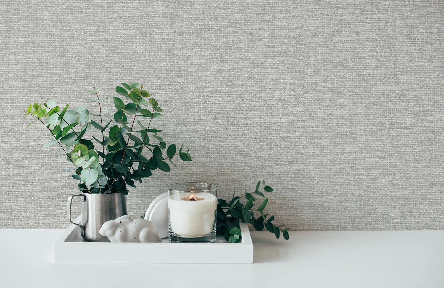 A.S. Creation Vliestapete 386132 Textil Optik Grau 5 A.S. Creation Vliestapete 386132 Textil Optik Grau – Bild 3