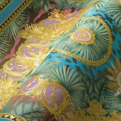 Versace Vliestapete 38703-1 Fliesen Tropsich Grün Bunt -Innentapete Vliestapete 38703 1 Fliesen Tropsich Gruen Bunt VERSACE Home Tapete 63213737 1