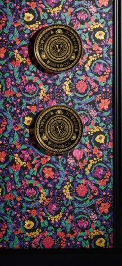 Versace Vliestapete 38706-1 Blumen Muster Schwarz Bunt -Innentapete Vliestapete 38706 1 Blumen Muster Schwarz Bunt VERSACE Home Tapete 63213754 3
