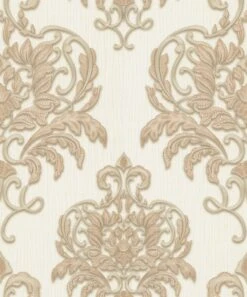 Vliestapete Erismann 10102-14 Barockdesign Beige Weiß 9 Vliestapete Erismann 10102-14 Barockdesign Beige Weiß -Innentapete Vliestapete Barockdesign Erismann grau creme gold 63213818 6