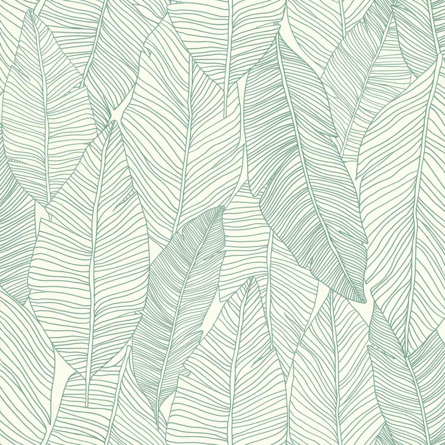 Vliestapete Blätter Linien Weiß Grün Jungle Fever 139010 3 Vliestapete Blätter Linien Weiß Grün Jungle Fever 139010