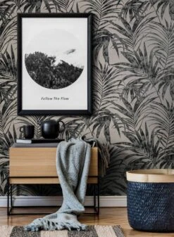 Vliestapete Ivy Farne Weiß Grau 82272 Novamur -Innentapete Vliestapete Ivy Blaetter Weiss Grau 82272 Novamur 63213313 3