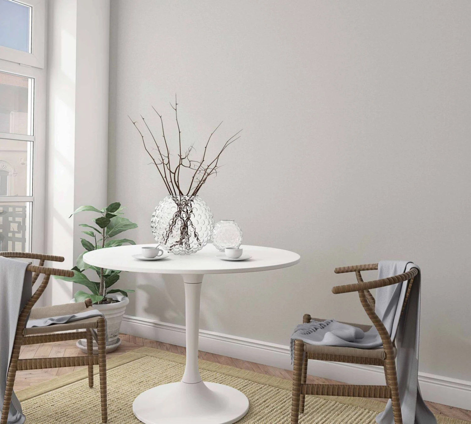 Vliestapete Ivy Einfarbig Beige 82330 Novamur 6 Vliestapete Ivy Einfarbig Beige 82330 Novamur – Bild 4