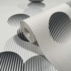 Vliestapete Ivy Grafik Muster Weiß Schwarz 82325 Novamur -Innentapete Vliestapete Ivy Grafik Muster Weiss Schwarz 82325 Novamur 63213364