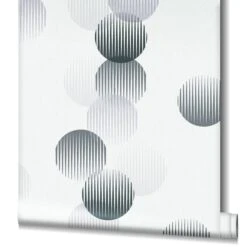 Vliestapete Ivy Grafik Muster Weiß Schwarz 82325 Novamur -Innentapete Vliestapete Ivy Grafik Muster Weiss Schwarz 82325 Novamur 63213364 2