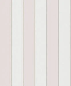 Vliestapete Ivy Streifenmuster Weiß Rosa 82305 Novamur