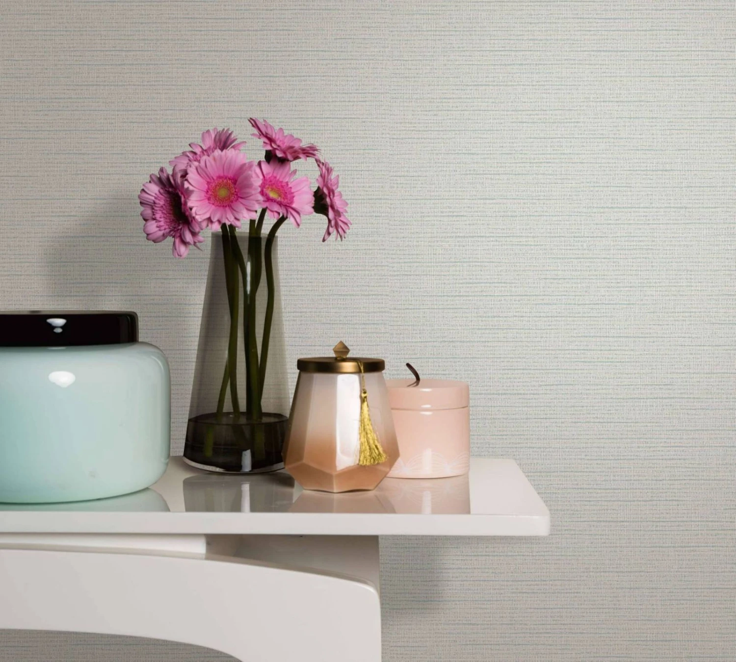 Vliestapete Ivy Einfarbig Grau Blau 82299 Novamur 6 Vliestapete Ivy Einfarbig Grau Blau 82299 Novamur – Bild 4