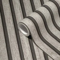 A.S. Creation AS Creation Vliestapete 39109-2 Grau Schwarz Holz Paneele -Innentapete Vliestapete Marburg Schwarz Gold Damast Motiv 34297 63214872 1