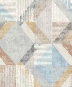 Rasch Vliestapete Grau Beige Dreiecke Grafik 311907 -Innentapete Vliestapete Rasch Grafik Muster Grau Beige 311907 63214611