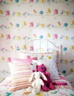 Tapete What A Hoot Rosa -Innentapete What A Hoot A 462841 2880x1440