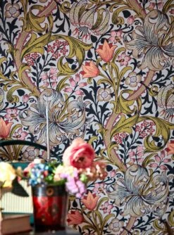 Tapete Wispa Olivgelb