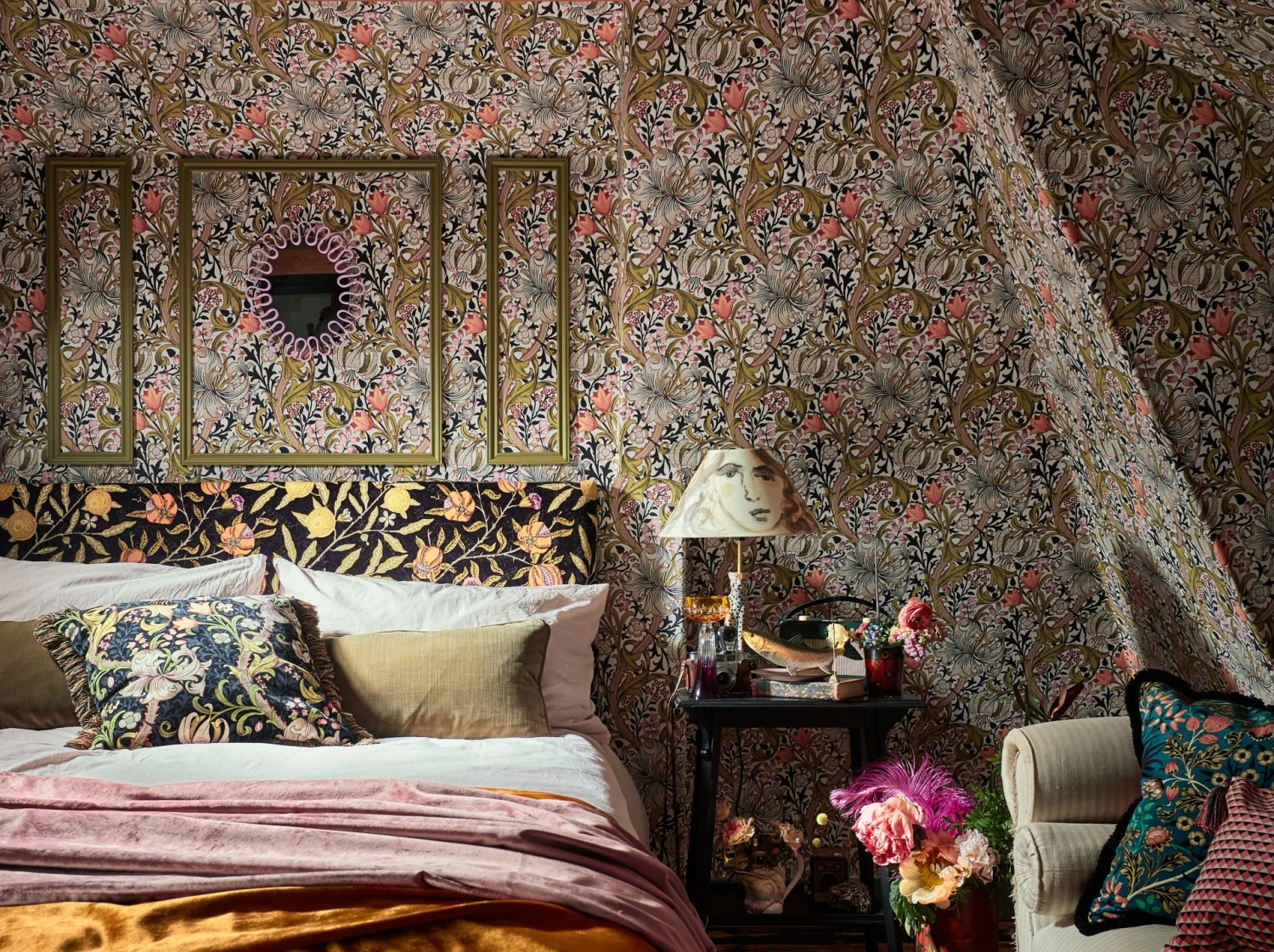 Tapete Wispa Olivgelb 6 Tapete Wispa Olivgelb – Bild 4